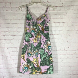 J. Crew Tropical Floral Spaghetti Strap Dress - Size XXS